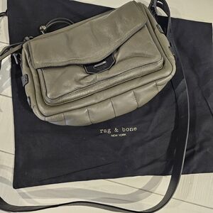 Rag & Bone Olive Leather Crossbody Bag